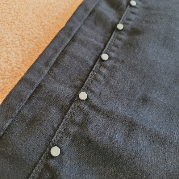 SUKO JEANS Black Studded High Rise Denim Jeans - Picture 4 of 6